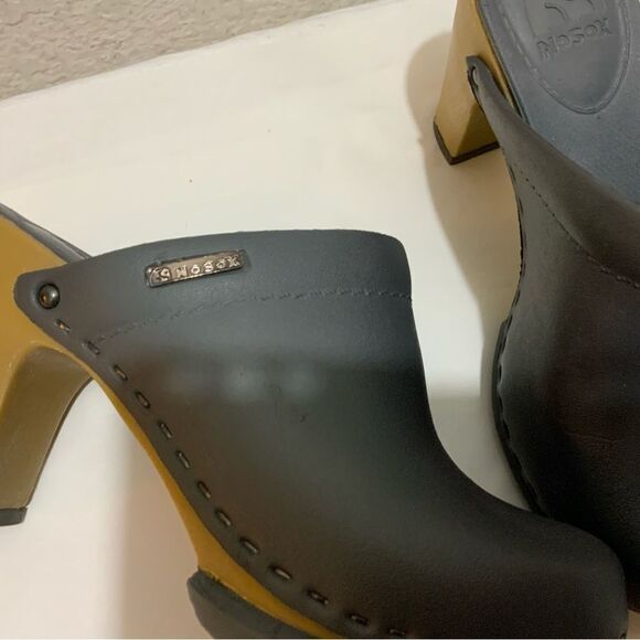 NOSOX Pepper Clogs Mules Gray tan size 6 - Picture 6 of 12